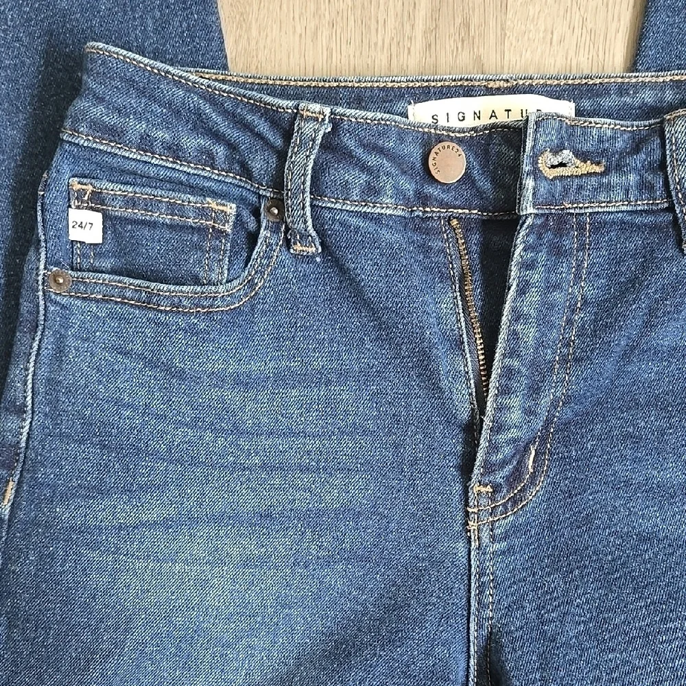 Signature Twenty Four Dark Blue Skinny Jeans